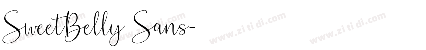 SweetBelly Sans字体转换